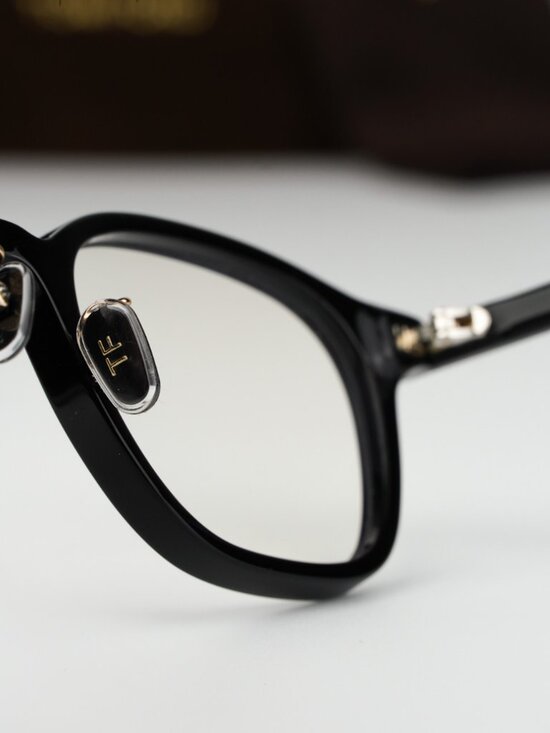 Tom Ford Women Eyeglasses Black Blue Block Square FT5858-D-B 001 NEW AUTHENTIC main image 10